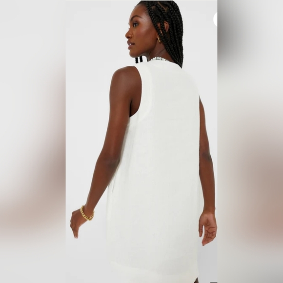 Tuckernuck White Linen Melanie Dress Size XL - Picture 3 of 12